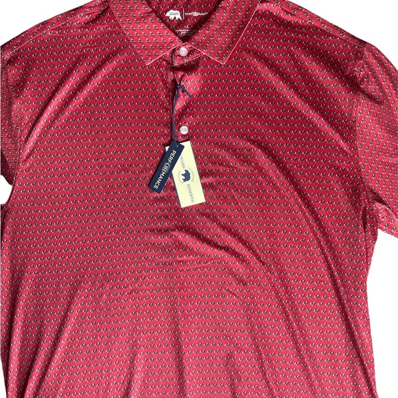 Onward Reserve Standing Bulldog Printed Polo Size Large - Picture 3 of 4